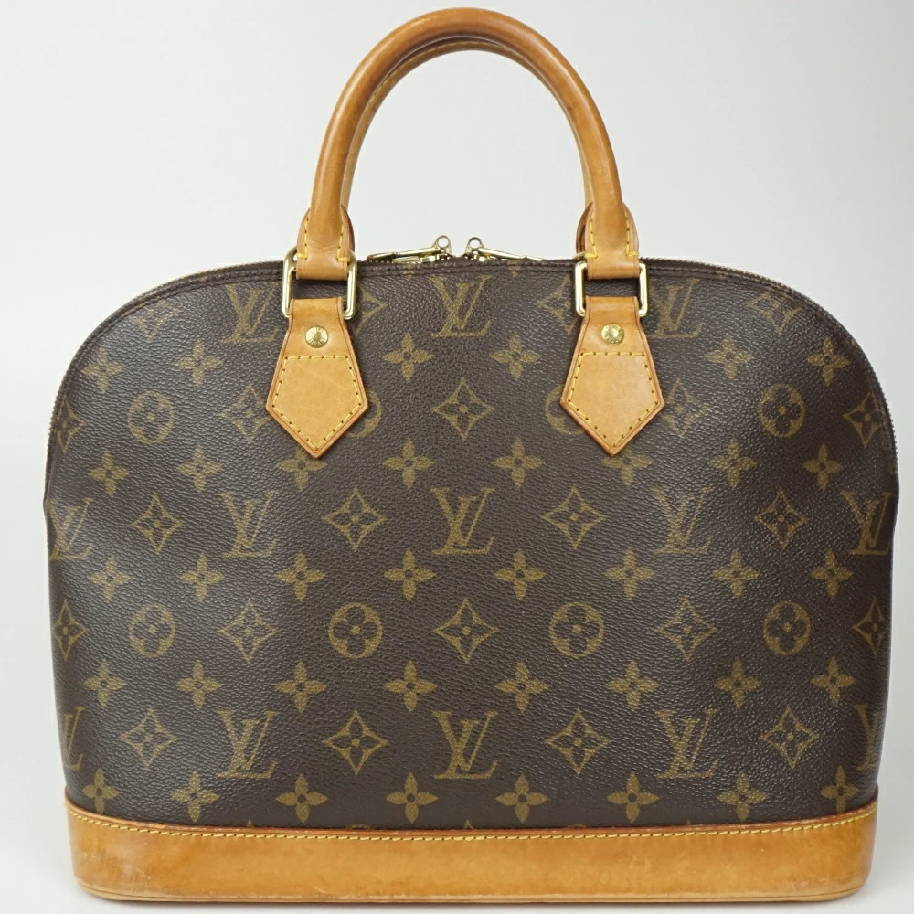 LOUIS VUITTON Alma Monogram Canvas Brown Handbag